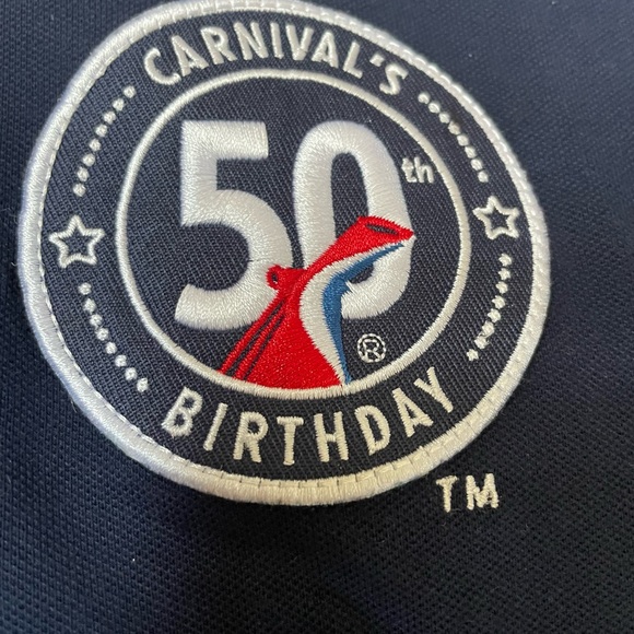 𝅺Carnival 50th Birthday polo Top, XL - Picture 4 of 4